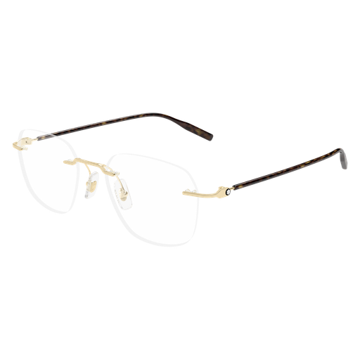Montura de gafas Montblanc Hombre MB0430O003-GOLD-GOLD-TRANSPARENT51 - MB0430O003-GOLD-GOLD-TRANSPARENT51